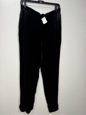 NWT GO SILK VELVET PARACHUTE PANTS